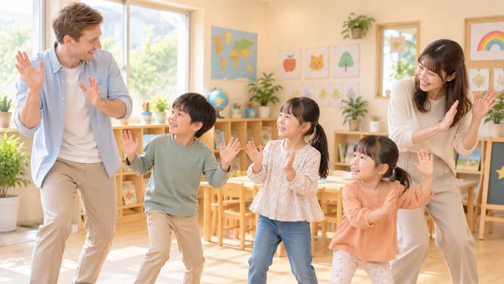 季節イベントを楽しむ子どもたち