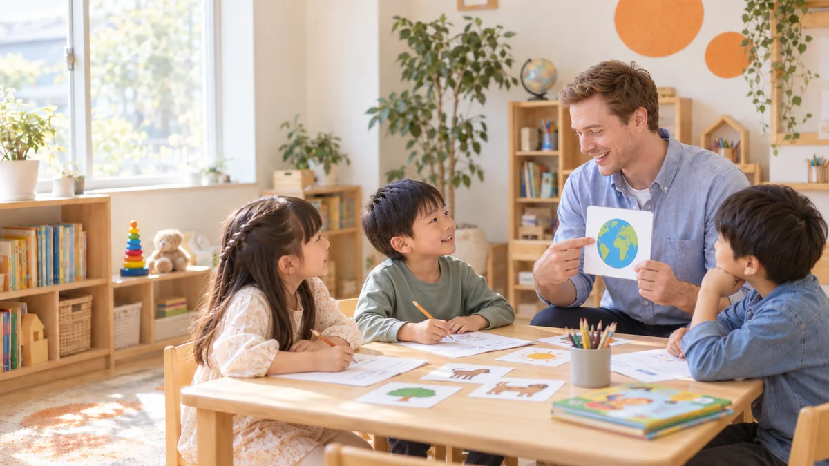JUNIORコースで学ぶ子どもたち