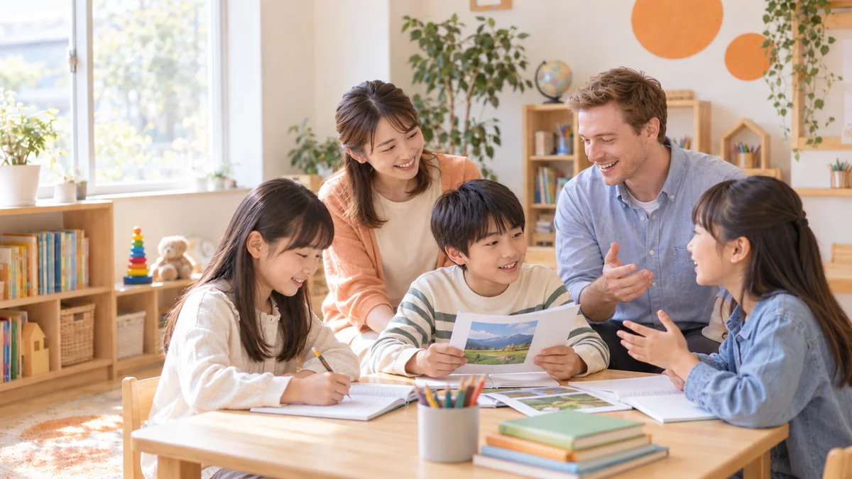 STEP UPコースで学ぶ子どもたち