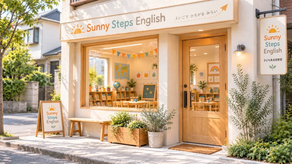 Sunny Steps Englishの教室外観
